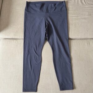Fabletics PowerHold Define High-Waisted Leggings Pewter Gray